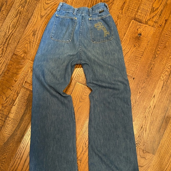 Vintage Wrangler Denim Embroidered back pocket - Picture 3 of 7